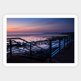 Twilight, Whitley Bay Sticker